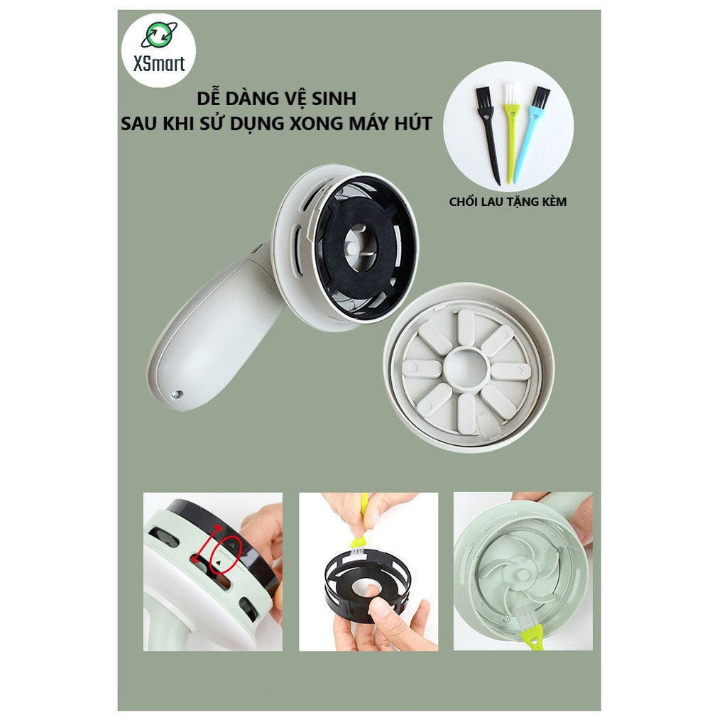 Máy Hút Bụi Không Dây Mini Cầm Tay C500 New Hút Sạch Lông Chó, Mèo, Bàn, Ô tô Và Mọi Nơi Trong Gia Đình | BigBuy360 - bigbuy360.vn