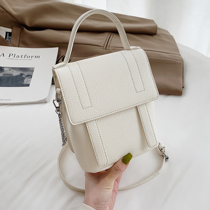 IELGY Túi Đeo Vai Màu Sắc Trơn Phong Cách Hàn Quốc Thời Trang Cho Nữ