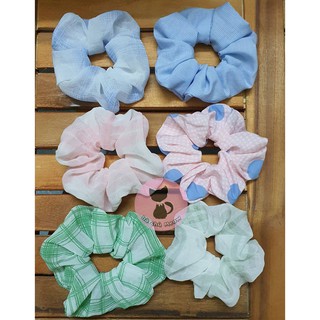 Dây cột tóc - Đồ cột tóc phong cách Vintage - Scrunchies Caro