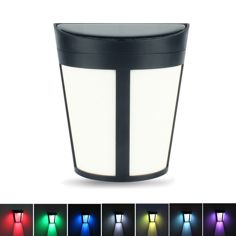 Đèn LED 6 Bóng Gắn Tường Năng Lượng Mặt Trời Cảm Biến Chuyển Động Hồng Ngoại Chống Nước Tiết Kiệm Năng Lượng Cho Sân Vườn