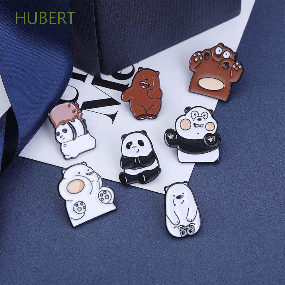 Huy hiệu cài áo hình We Bare Bears dễ thương