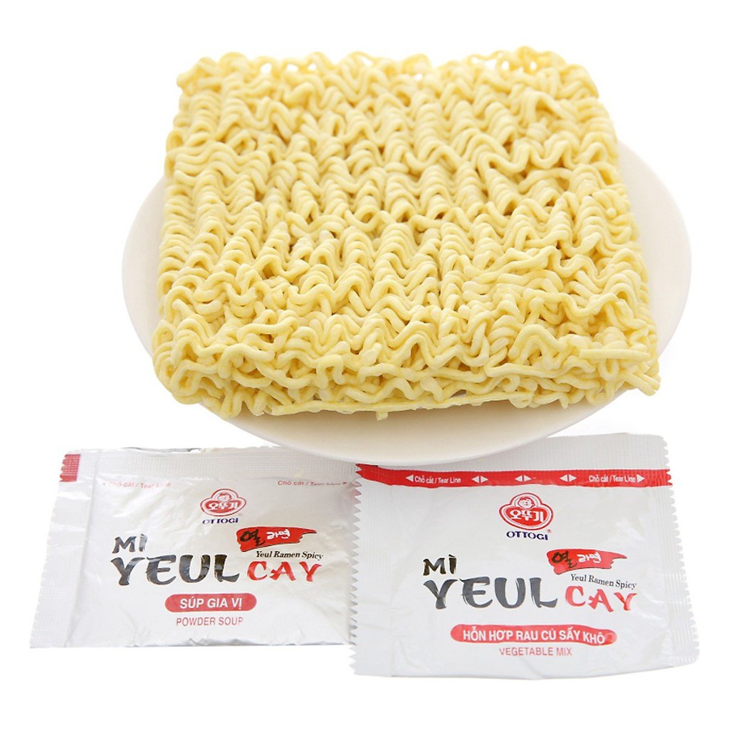 LỐC 5 GÓI MÌ YEUL CAY HÀN QUỐC OTTOGI GÓI 120GRAM