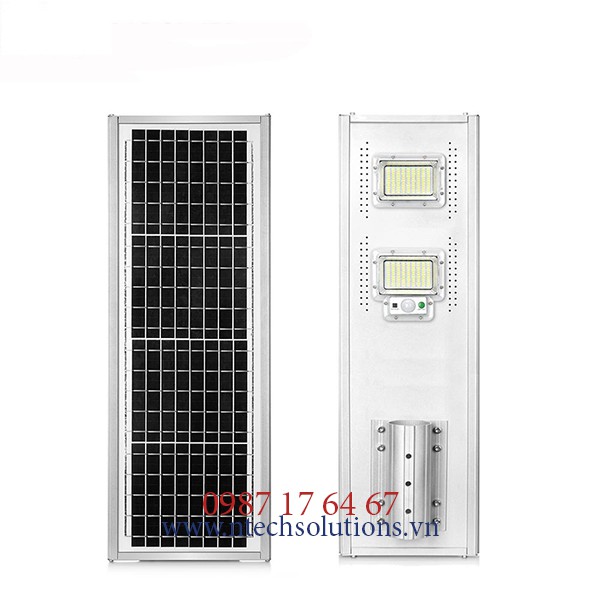 Đèn năng lượng mặt trời Jindian - Đèn đường JD-19100 Công suất 100W Khung Nhôm, Chip Led "SMD" - BH 02 Năm