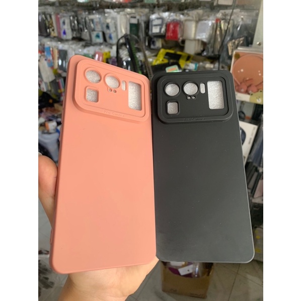 Ốp Xiaomi 11ultra dẻo màu dày,cụm viền bảo vệ camera.