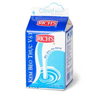 Kem béo Rich's 454g - Nguyên liệu pha chế CLOUD MART HCM