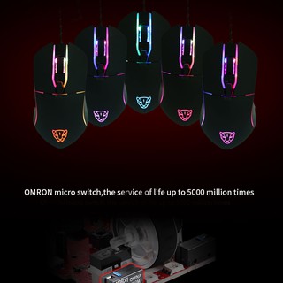 Chuột game thủ motospeed v30 optical gaming mouse led rbg