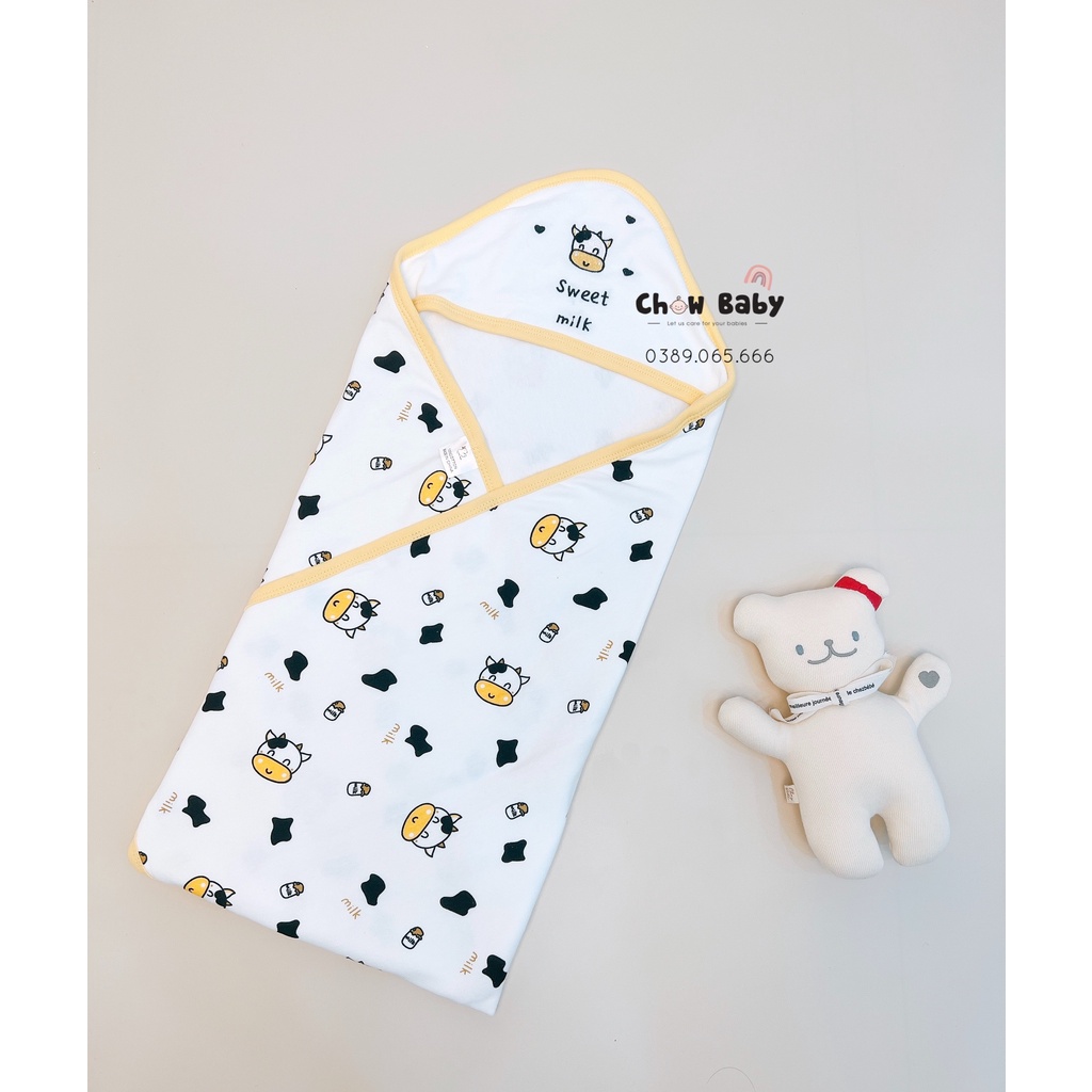 CHĂN Ủ ĐA NĂNG CÓ MŨ LITTLE DUCK CHO BÉ