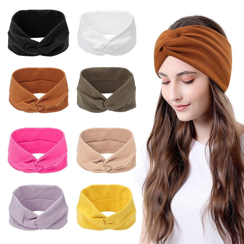 Băng đô xoắn co giãn thời trang cho nữ