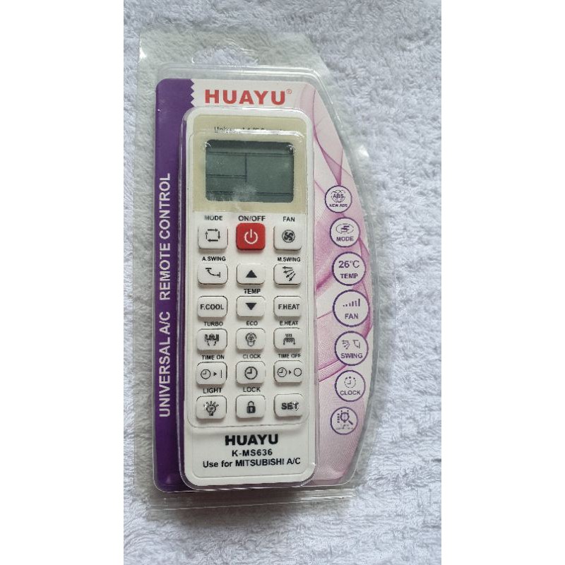 REMOTE ĐIỀU KHIỂN MÁY LẠNH MITSUSHIBI ĐA NĂNG HUAYU