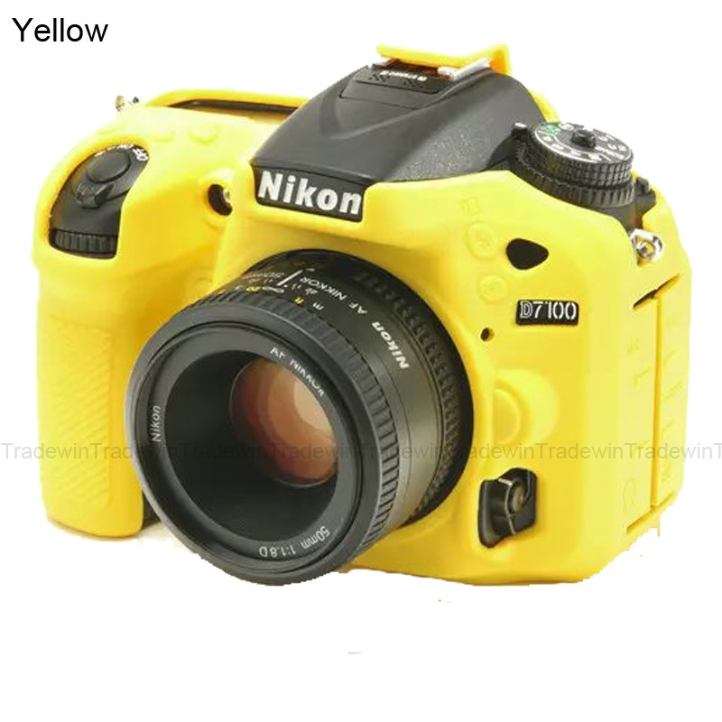 Mềm Vỏ Silicon Bảo Vệ Thân Máy Ảnh Nikon D7000 D7100 D7200