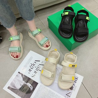Sandal nữ quai dán fin hàn quốc quai 3 màu hot trend