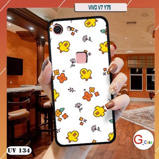 Ốp lưng Vivo V7- Y75 nhám viền dẻo