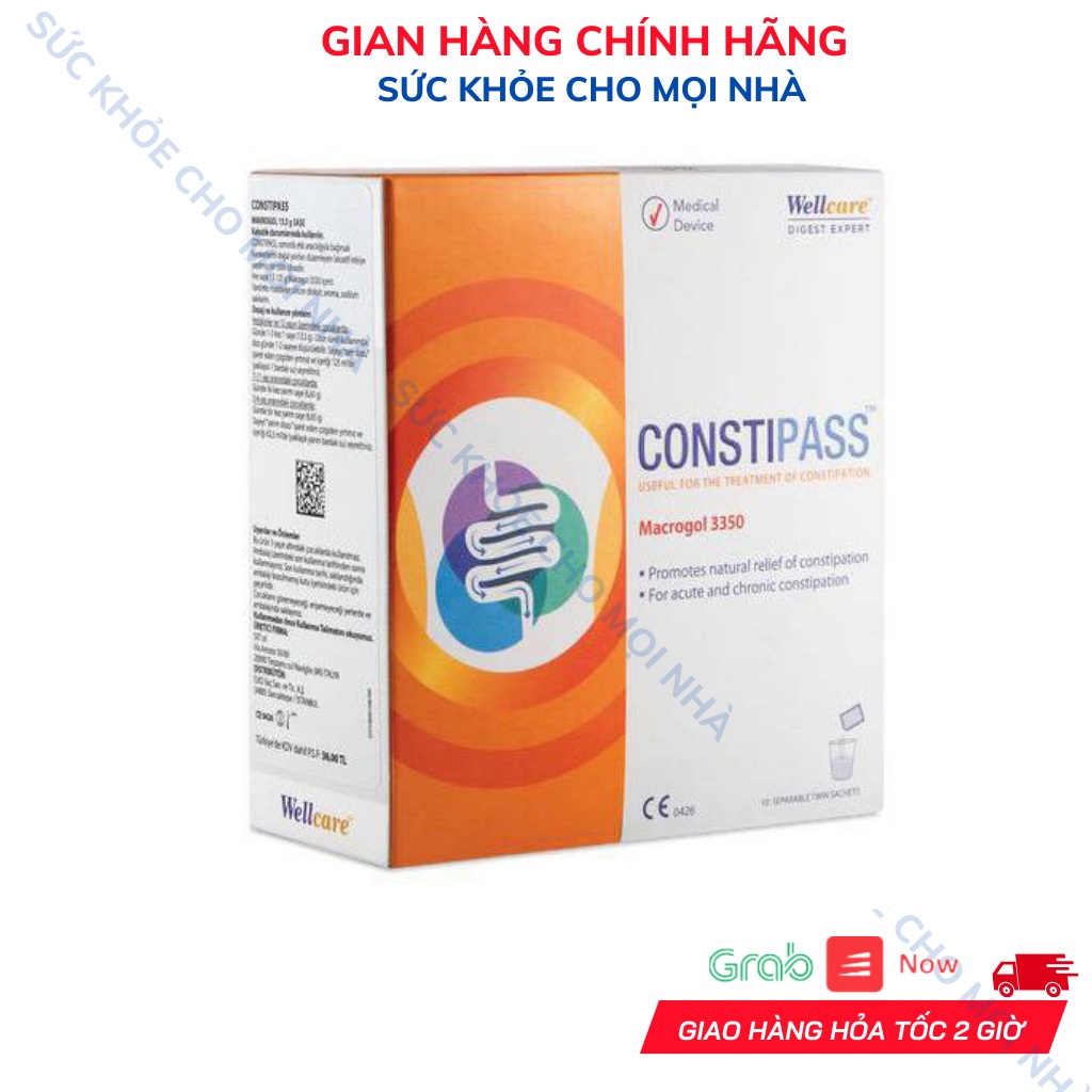 Constipass Giúp Giảm Táo Bón,Nhuận Tràng Mềm Phân Ở Trẻ Nhỏ Và Người Lớn