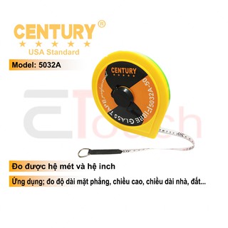 Thước Vải Đo Độ Dài 10M 20M 30M 50M (Sợi Thủy Tinh) Century - 5032A