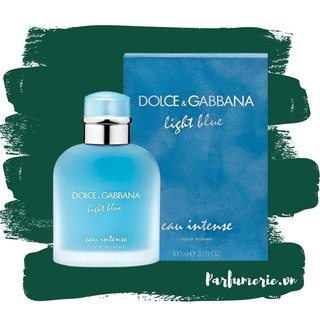 [Fullbox 100ml] Nước hoa nam Light Blue Eau Intense tươi mát, mạnh mẽ, phóng khoáng