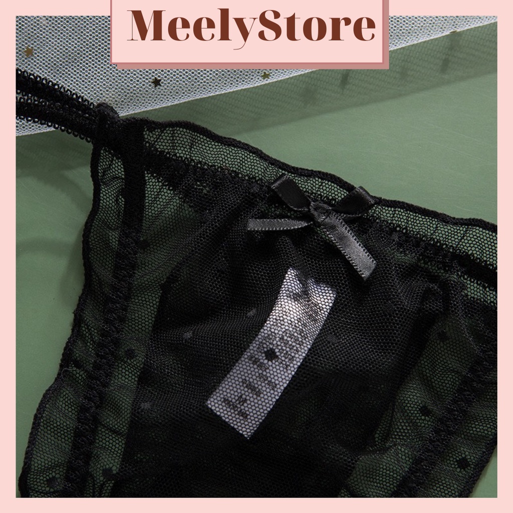 Quần Lót Lọt Khe Ren Xuyên Thấu Sexy  Nữ Cao Cấp Cạp Vừa Nâng Mông Chât Liệu Ren Co Giãn Siêu Đốt Mắt Gợi Cảm-055