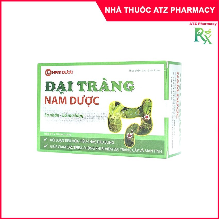 Viên Uống Đại Tràng Nam Dược - Giúp Giảm Triệu Chứng Viêm Đại Tràng Cấp & Mạn Tính- atzpharmacy