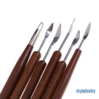 Bộ 6 Dụng Cụ Điêu Khắc Đất Sét Làm Đồ Gốm