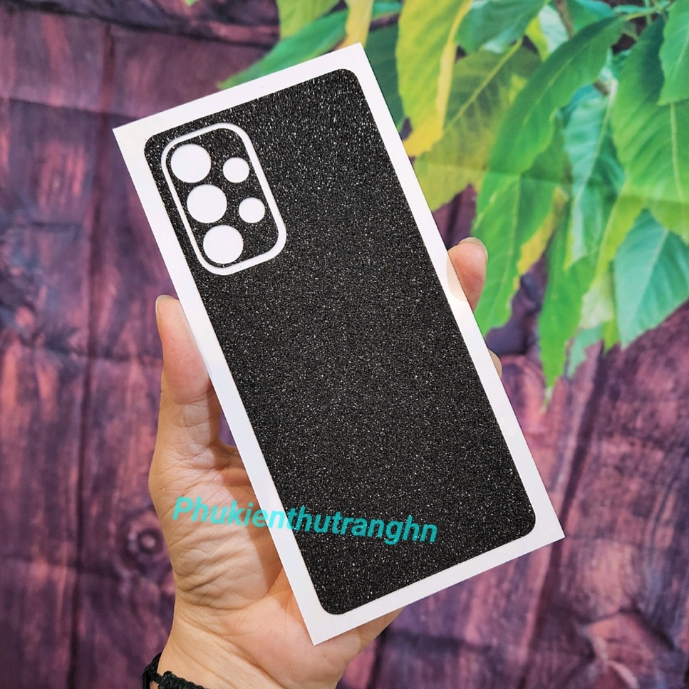 Miếng dán mặt lưng kim tuyến nhiều màu Samsung A13 M33 A23 M23 M53 A53 A73 A33 A22 4G - 5G M32 A32 4G - 5G A12 M12 A70
