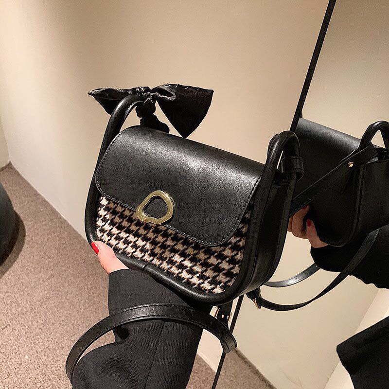 Túi xách nữ đeo vai, túi đeo chéo hàn quốc đẹp thời trang kèm dây lụa HT169