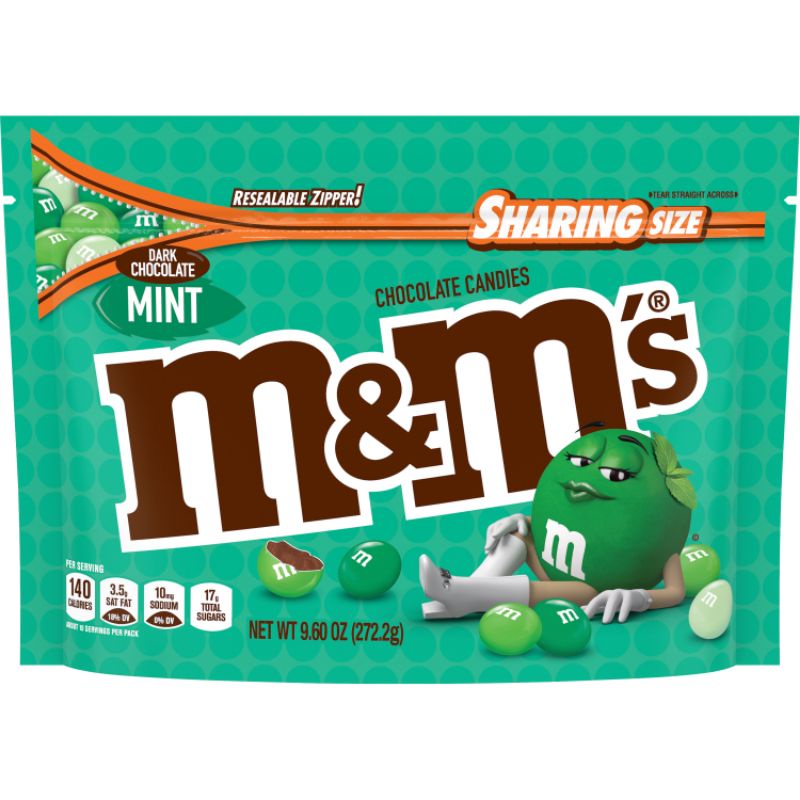 Kẹo Socola m&m's Bạc Hà Gói 272g