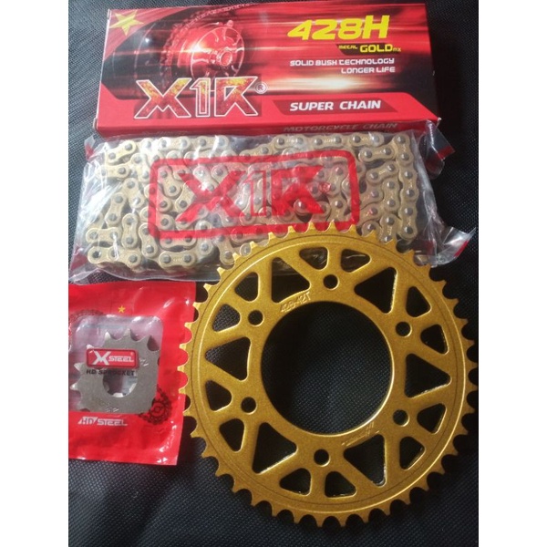 Nhông xích X1R các dòng xe.Exciter 135_150_155_winer_Raider, satria.