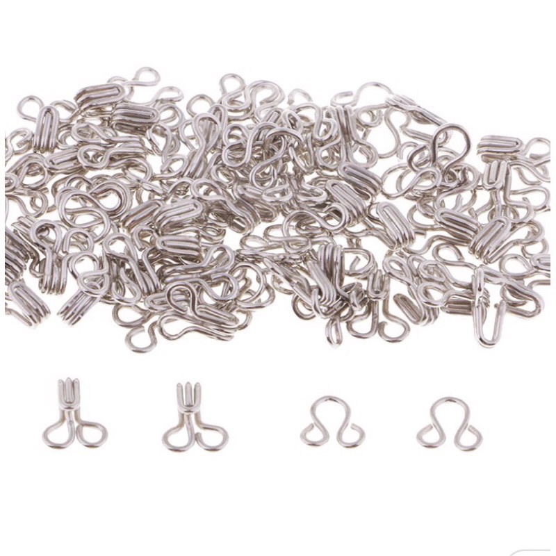Set 10 bộ móc cài áo dài 5mm