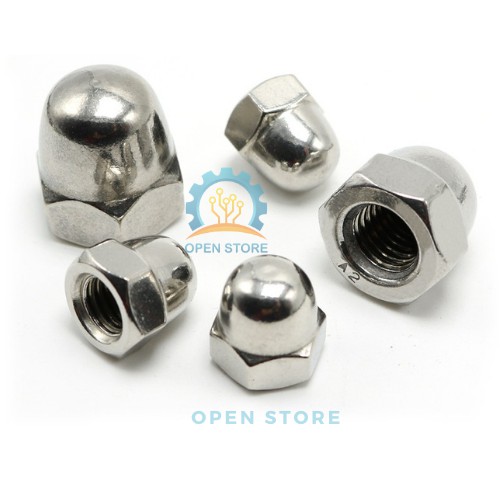 ĐAI ỐC MŨ Inox Din 1587 M3 -> M12