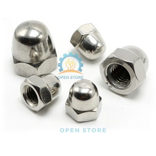 ĐAI ỐC MŨ Inox Din 1587 M3 -> M12