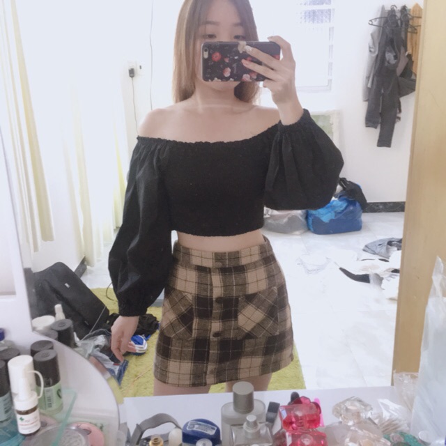Áo bẹt vai nhún