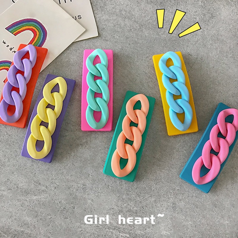 Set 10 Kẹp Tóc Màu Sắc Xinh Xắn Cho Nữ