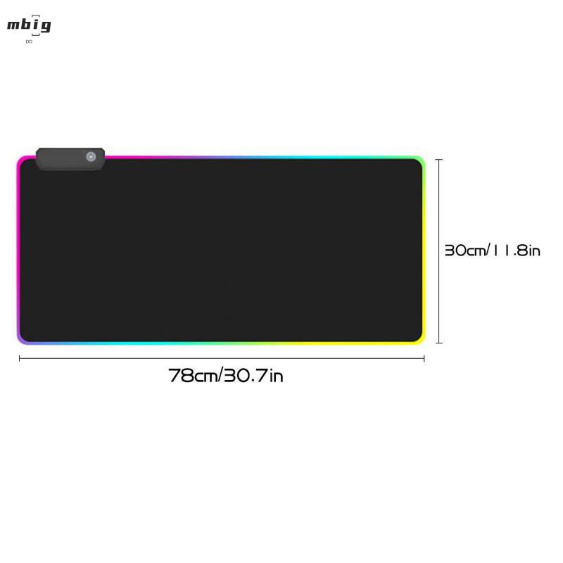 Miếng Lót Chuột Chống Trượt Có Đèn LED RGB Nhiều Màu Sắc Cho PC Laptop | BigBuy360 - bigbuy360.vn