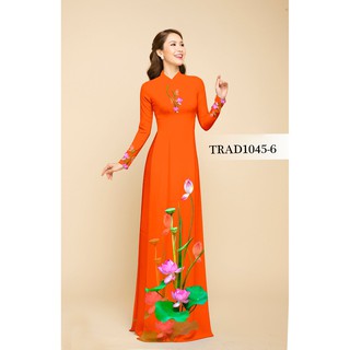 [NEW] VẢI MAY ÁO DÀI IN HOA SEN