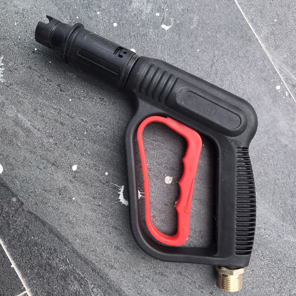 Súng Rửa Xe Áp Lực Cao Ren Ngoài 22 siêu mạnh - Lắp Được Bình Bọt 0.5l