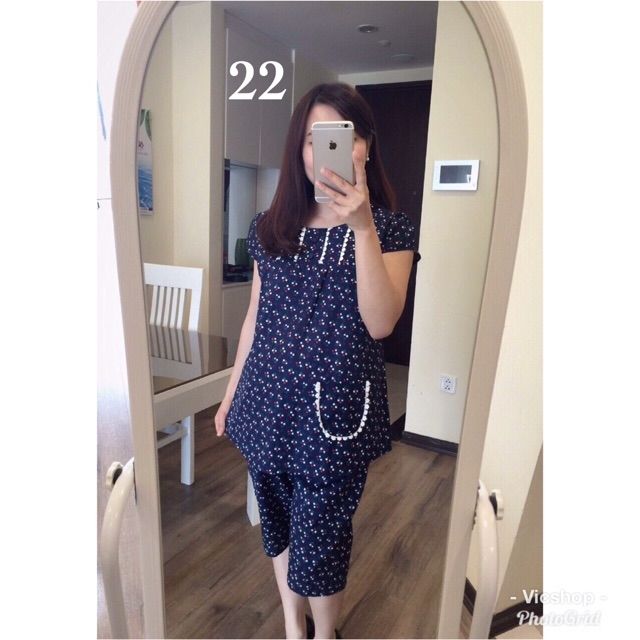 Bộ quần áo thô bầu loại 1/có chun chỉnh bụng/nhiều mẫu