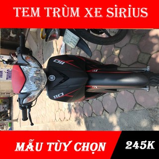 Tem trùm xe sirius