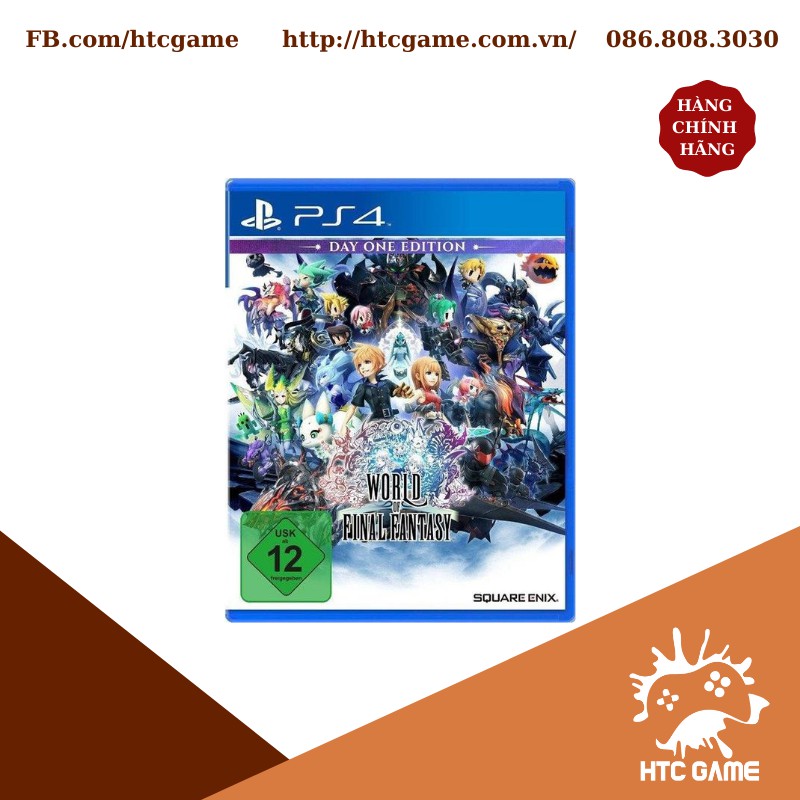 Đĩa game World of Final Fantasy dành cho máy PS4