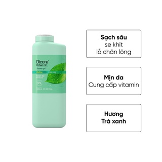 Gel tắm Dicora Urban Fit Detox trà xanh Biotopcare 750ml