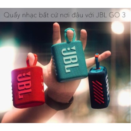 Loa J B L GO 3 nhỏ nhắn tiện dụng âm thanh cực hay bảo hành 6 tháng.