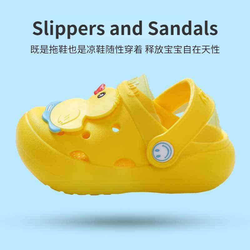 Giày Đế Mềm Chống Trượt Đi Trong Nhà Hoạ Tiết Hoạt Hình Xinh Xắn Dành Cho Bé