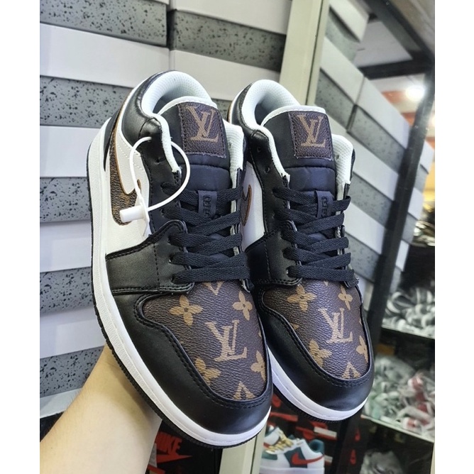 GIÀY JD1 LOW CUTOMS LV LAI AU ( FULL BOX + FREE SHIP ]