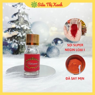 Bột Nhụy Hoa Nghệ Tây Saffron Bahraman Hũ 1Gr Đã Say Mịn (Ảnh Thật Tự Chụp)