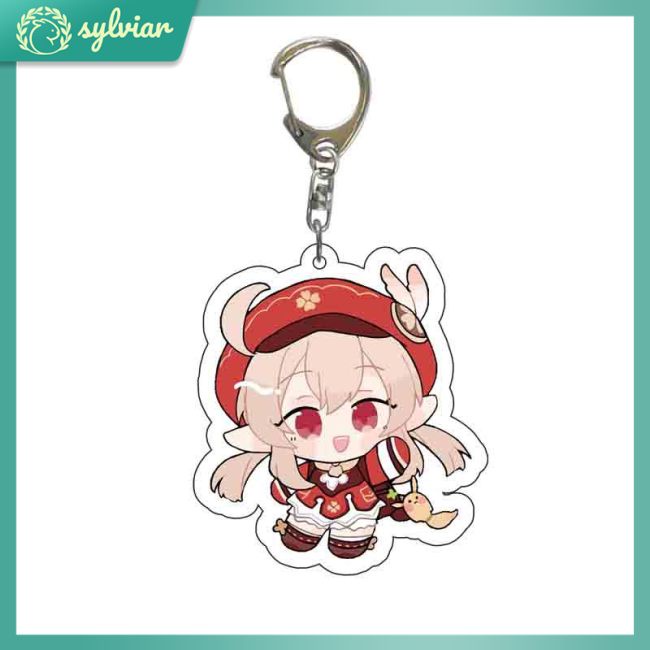 Móc Khóa Hình Nhân Vật Anime Genshin Venti Paimon Diluc Klee Dễ Thương Dành Cho Nữ
