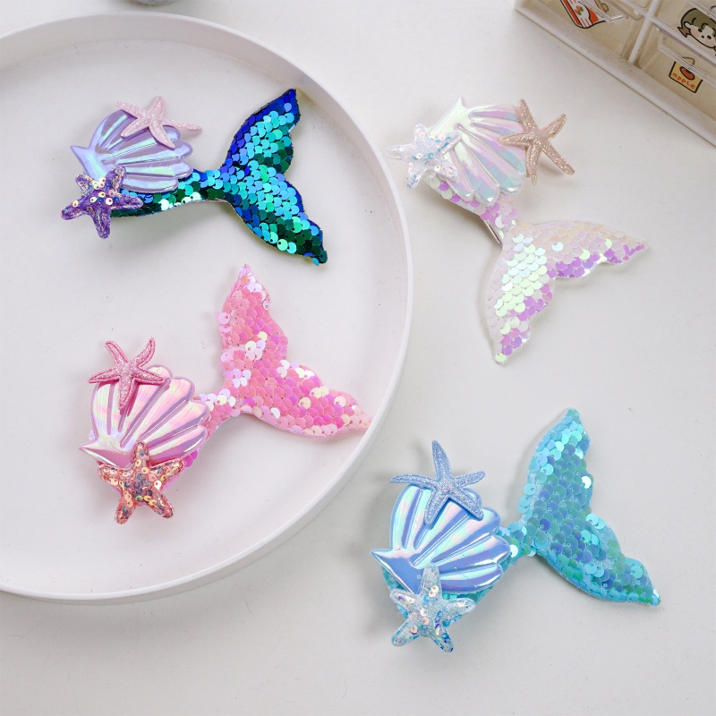 Kẹp Tóc Đuôi Cá Bằng Hợp Kim Họa Tiết Hoạt Hình Phong Cách Lolita Cho Nữ