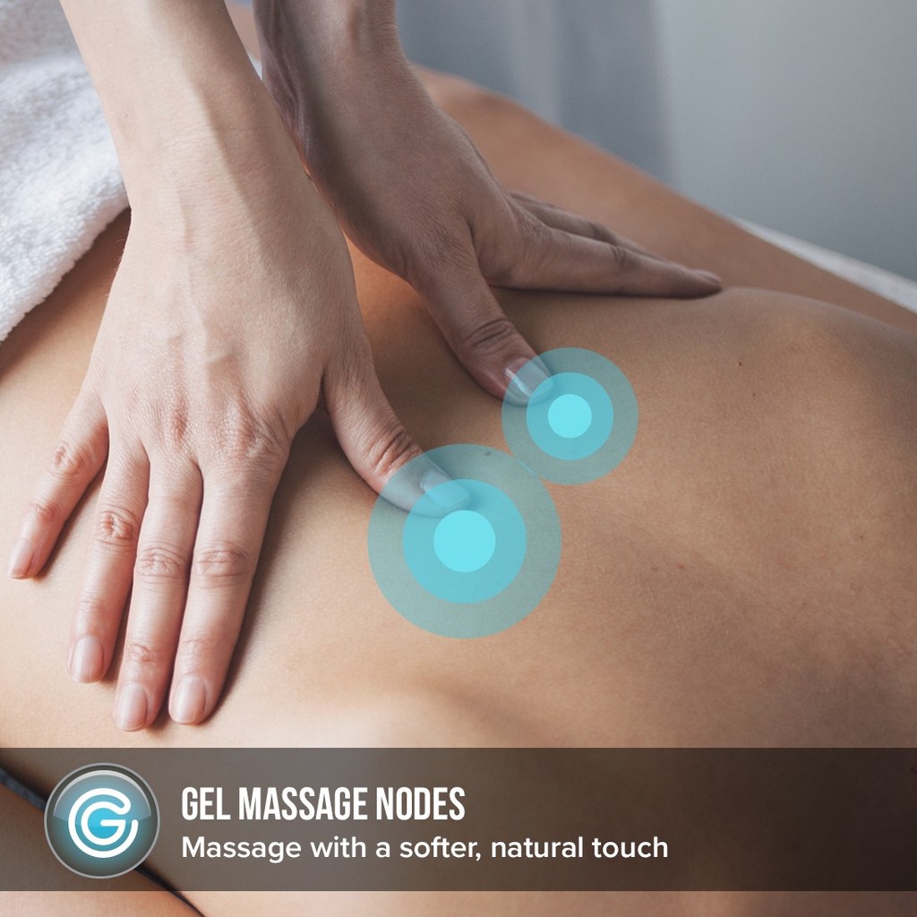 [Bảo Hành 2 Năm] Đệm ghế massage công nghệ Shiatsu GEL 3D chuyên nghiệp HoMedics SGM-1600