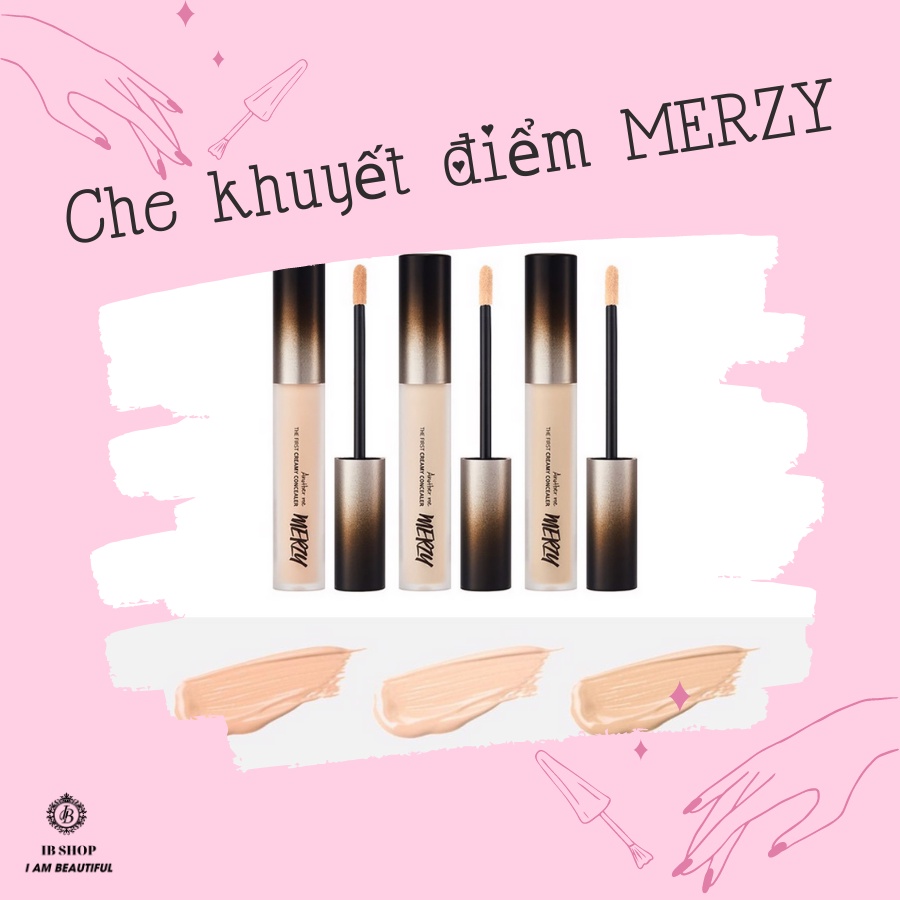 KEM CHE KHUYẾT ĐIỂM MERZY THE FIRST CREAMY CONCEALER 5.6G CHÍNH HÃNG - 9909