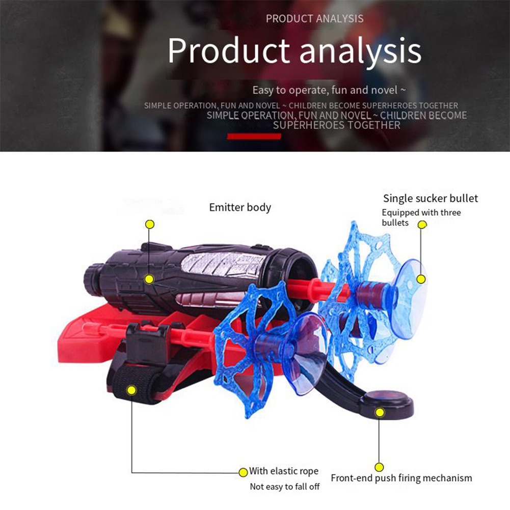 Role-playing Đồ chơi/ trò chơi người nhện/ Web Launcher với găng tay/ đồ chơi cho trẻ em