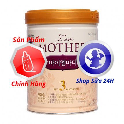 [DATE 2023] Sữa I AM MOTHER 3 800g nhập khẩu nguyên lon Hàn Quốc