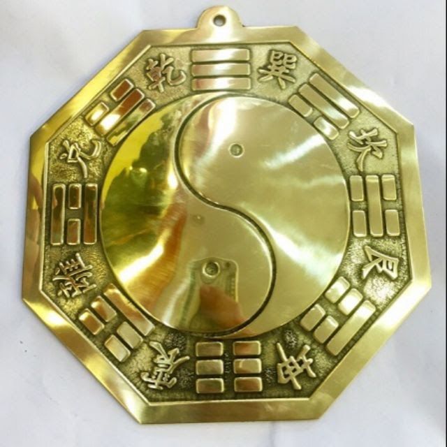 Gương tiên thiên bát quái cầu lồi, lõm, phẳng bằng đồng