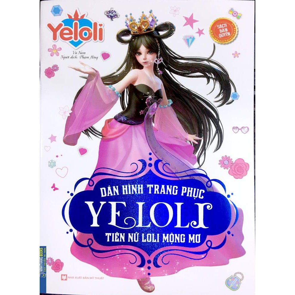 Dán hình trang phục YELOLI - Tiên nữ loli mộng mơ (Sách bản quyền)